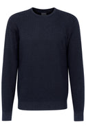 Bugatti Sweater Crew Neck | Navy - Caswell's Fine Menswear