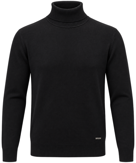 Projek Raw Sweater Turtle Neck Soft Touch | Black