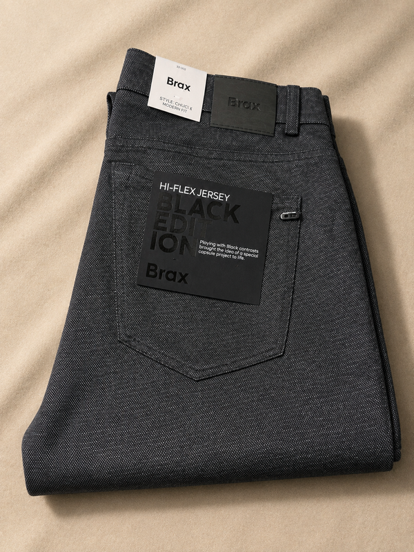 Brax High Flex Pant Black Edition Chuck (07-5152) | Black