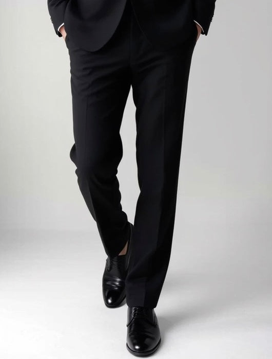 Giorgio Fiorelli Dress Pant Classic Fit | Black - Caswell's Fine Menswear