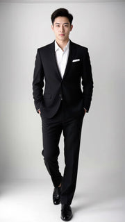 Giorgio Fiorelli Blazer/Suit Separate Jacket Slim Fit | Black - Caswell's Fine Menswear