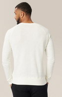 Good Man Varsity Crew, White/Natural - Caswell's Fine Menswear