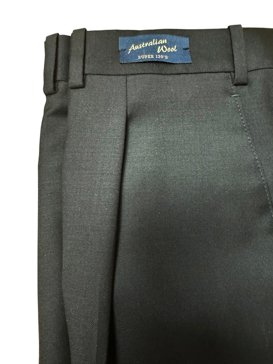 Gala Dress Pant Single Pleat J1 Demy | Black