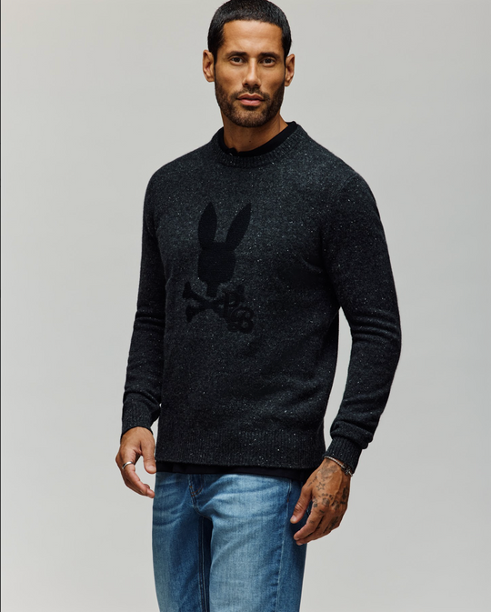Psycho Bunny Men's Sweater Caine | Black