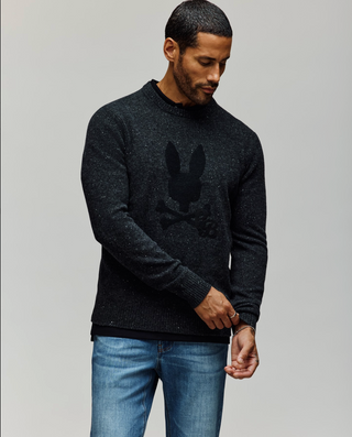 Psycho Bunny Men's Sweater Caine | Black