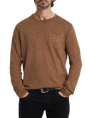 John Varvatos Crew with T-Hue Dye | Chamois - Caswell's Fine Menswear