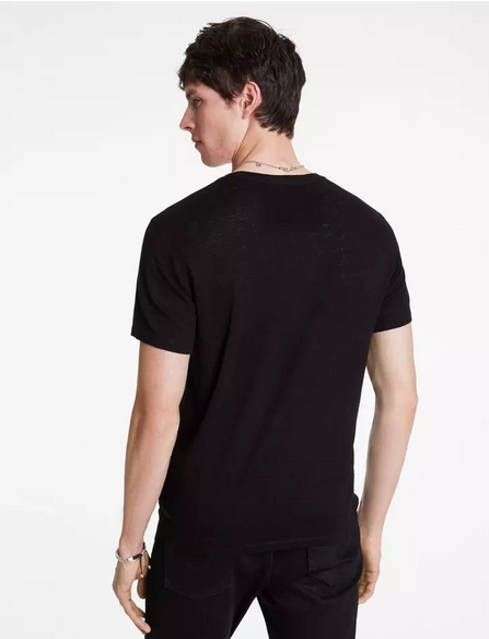 John Varvatos Oil Skull Tee | Black - Caswell's Fine Menswear