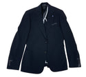 Lief Horsens Seersucker Blazer | Black - Caswell's Fine Menswear