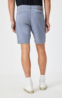 Mavi Jacob Crop 9" inseam Shorts Mid Rise | Fint Stone Luxe Twill - Caswell's Fine Menswear