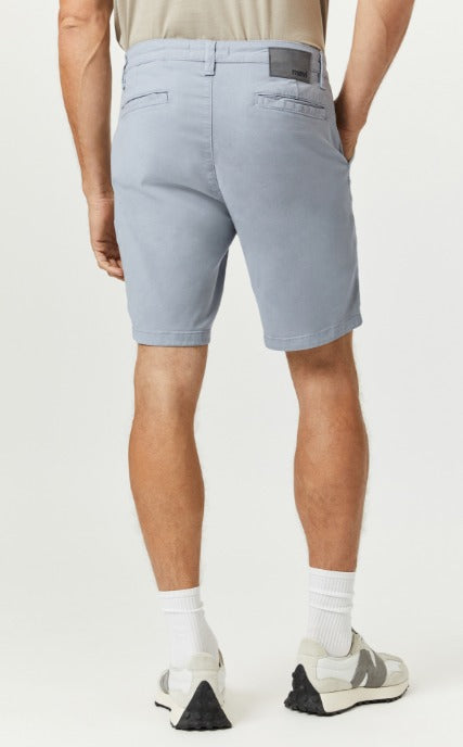 Mavi  Jacob Crop 9" inseam Shorts Mid Rise | Pearl Blue Luxe Twill - Caswell's Fine Menswear