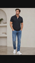 Sugar Polo Shirt LUX | Black