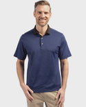 Cutter & Buck Virtue Eco Pique Micro Stripe Recycled Mens Polo