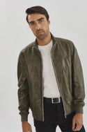 Regency RENE Leather Jacket | Green