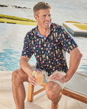 Tommy Bahama Electric Cocktail Shirt | Horizon Blue