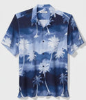 Tommy Bahama - Chemise de camping Bahama Coast Palm Showers - Bleu glacier