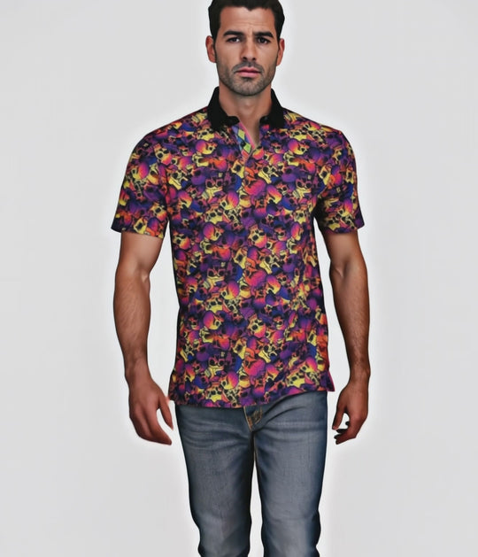 Sugar Polo Shirt  CANE | Crimson