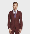 GIORGIO FIORELLI SUIT EURO SLIM FIT BURGANDY