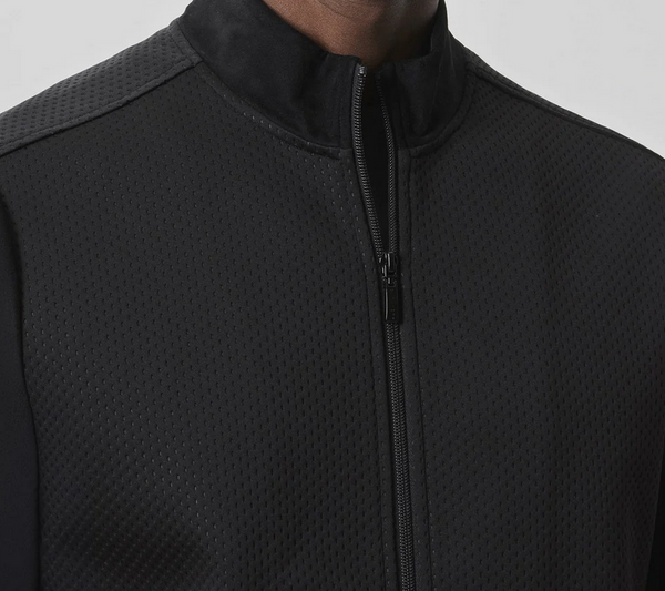Robert Barakett Curtin Full-Zip Jacket | Black - Caswell's Fine Menswear