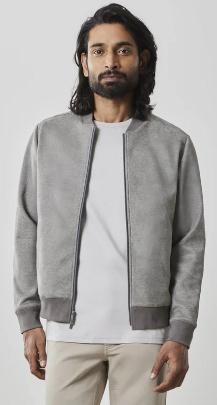 Robert Barakett Degas Baseball Collar Jacket | Tan