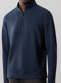 Robert Barakett Karuna Long-Sleeve Half Zip | Navy - Caswell's Fine Menswear