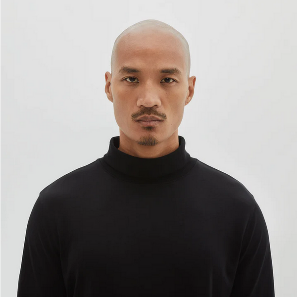 Robert Barakett Turtle Neck, Black - Caswell's Fine Menswear