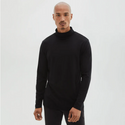 Robert Barakett Turtle Neck, Black - Caswell's Fine Menswear