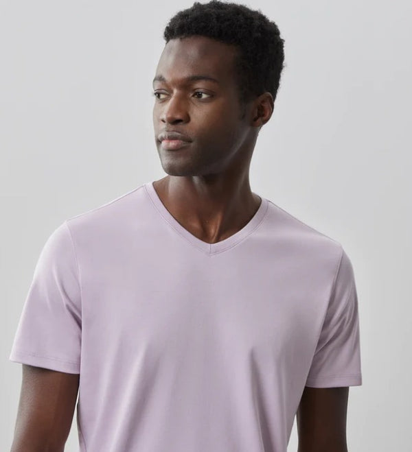 Robert Barakett V Tee, Light Pink - Caswell's Fine Menswear