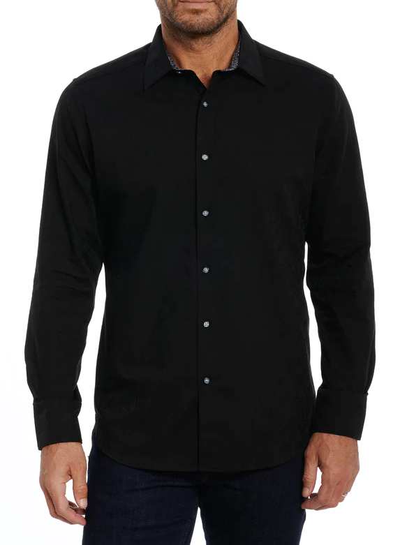 Robert Graham Shirt Highland, Black - Caswell's Fine Menswear