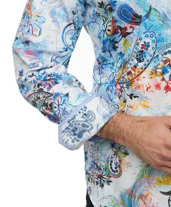 Robert Graham Apex Shirt Long Sleeve | Multi - Caswell's Fine Menswear