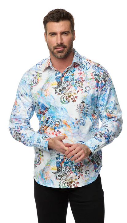 Robert Graham Apex Shirt Long Sleeve | Multi - Caswell's Fine Menswear