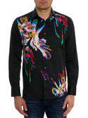 Robert Graham Shirt Aurora | Black - Caswell's Fine Menswear