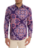 Robert Graham Shirt Casino Royal | Purple - Caswell's Fine Menswear