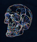 Robert Graham T-Shirt Glowing Skull | Black - Caswell's Fine Menswear