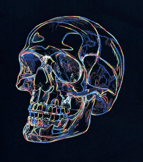 Robert Graham T-Shirt Glowing Skull | Black - Caswell's Fine Menswear