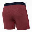 Saxx Vibe Super Soft Boxer Brief / Mini Stripe- Cherry - Caswell's Fine Menswear