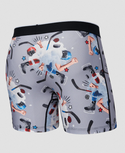 Saxx Volt Breathable Mesh Breathable Mesh Boxer Brief 5" | Timeout-Grey - Caswell's Fine Menswear