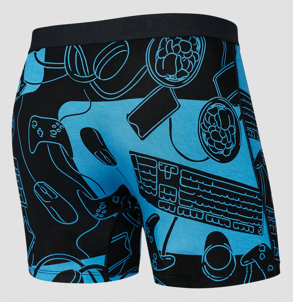 Saxx Ultra Comfort Blend Boxer Brief 5" | What to Play-Back - Caswell's Fine Menswear