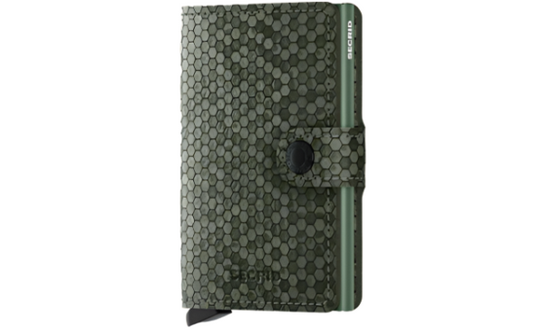 Secrid Miniwallet Hexagon | Green - Caswell's Fine Menswear