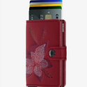 Secrid Miniwallet Stitch Magnolia Rosso - Caswell's Fine Menswear