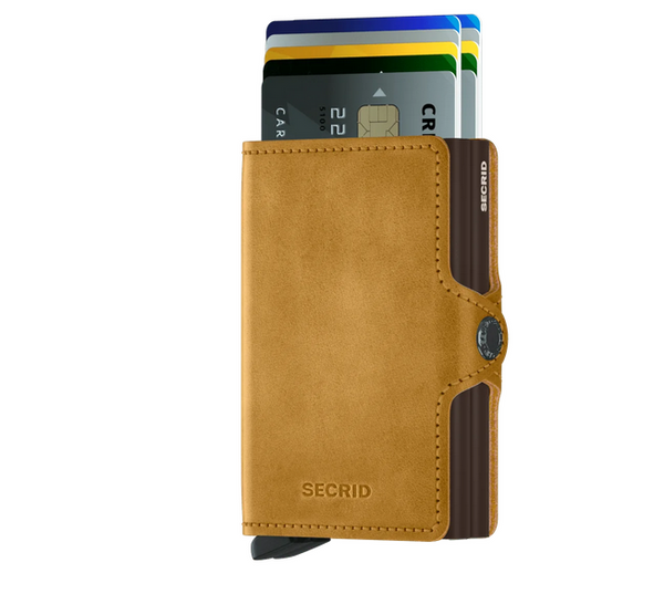 Secrid Vintage Twinwallet Ochre - Caswell's Fine Menswear