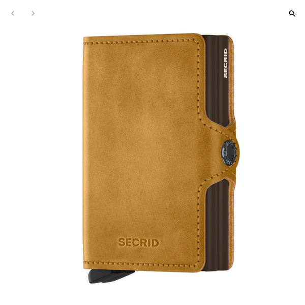 Secrid Vintage Twinwallet Ochre - Caswell's Fine Menswear