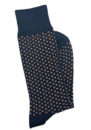 Knotz Socks | Navy Brown