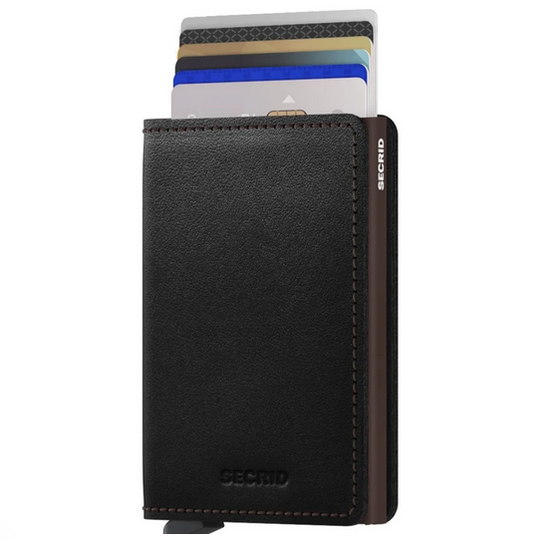 Secrid Slimwallet Original | Noir/Marron
