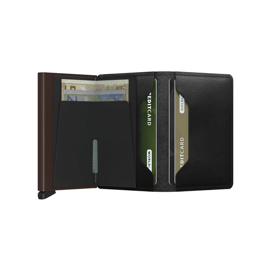 Secrid Slimwallet Original | Black/Brown