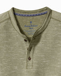 Tommy Bahama Morro Beach Long-Sleeve Henley | Tea Leaf - Caswell's Fine Menswear