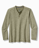 Tommy Bahama Morro Beach Long-Sleeve Henley | Tea Leaf - Caswell's Fine Menswear
