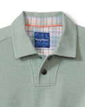 Tommy Bahama Las Arias Polo Long Sleeve | Azue Water Heather - Caswell's Fine Menswear