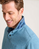 Tommy Bahama Las Arias Polo Long Sleeve | Corfu Blue - Caswell's Fine Menswear