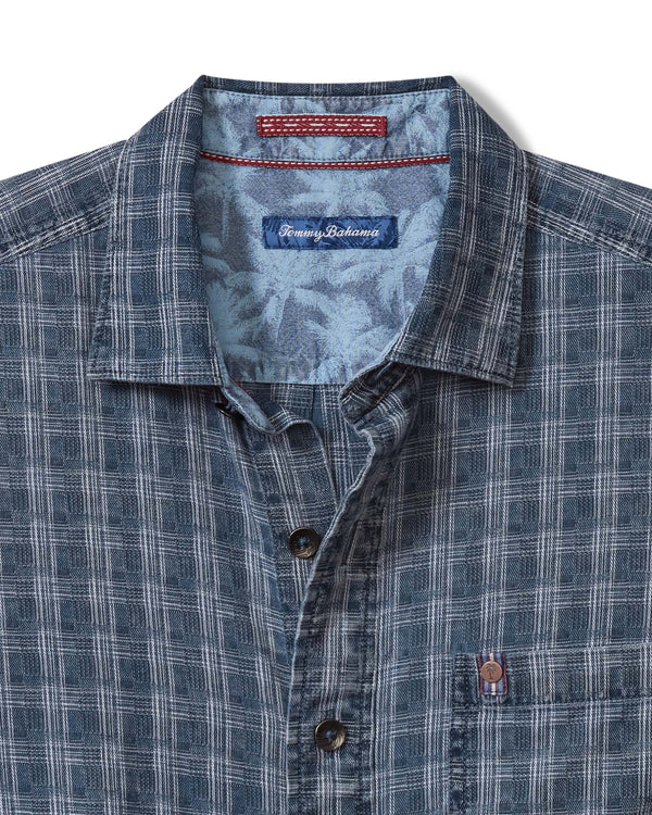 Tommy Bahama Lopez Island Check | Island Navy - Caswell's Fine Menswear