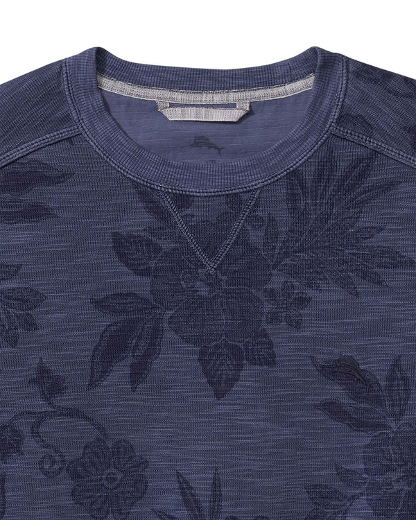 Tommy Bahama Bay Blooms Crew | Deep Marine - Caswell's Fine Menswear